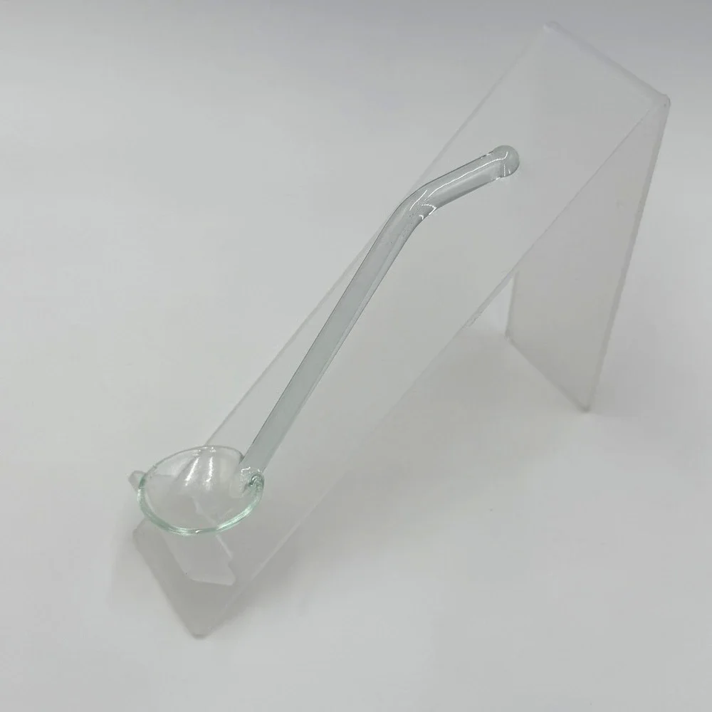 Vintage Hand‎ Blown Glass Honey Dipper Wand Drizzler Clear Mid Century Kitchen